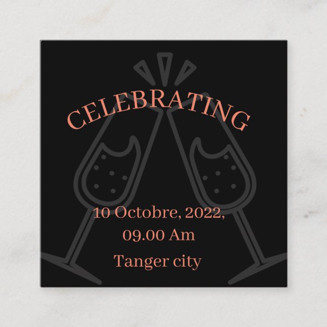 Celebrando la invitación  (Anverso)