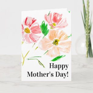 Celebrando la tarjeta de flores acuáticas del Día 