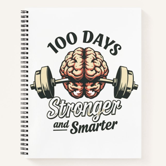 Celebrar 100 días de clases: cuadernos y diarios (Anverso)