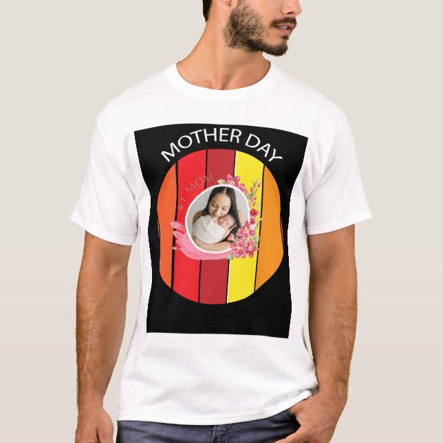 Celebrar a mamá: Camiseta del Día de la Madre Perf (Anverso)