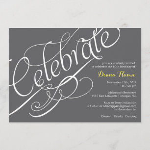 "CELEBRAR" Aniversario o Invitación al evento