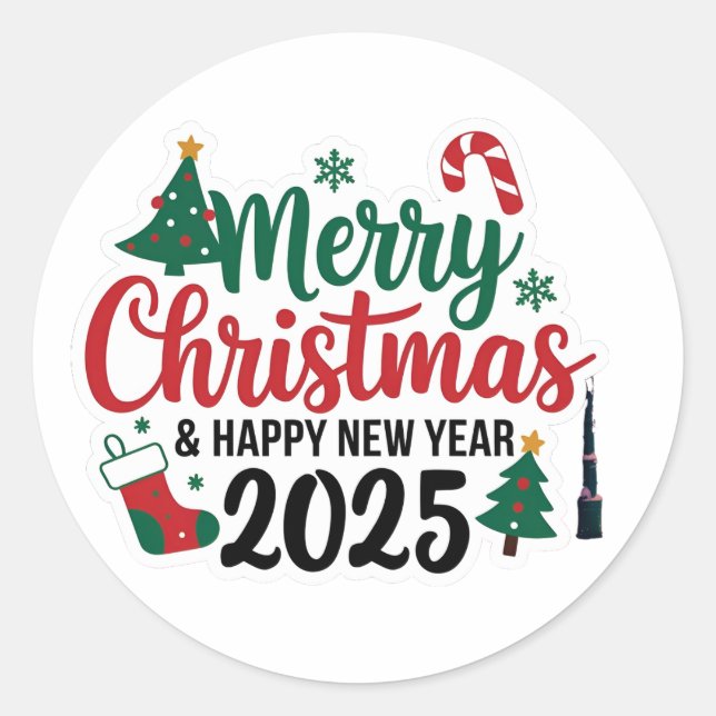 Celebrar con cada palo: Pegatinas del año nuevo 20 (Anverso)