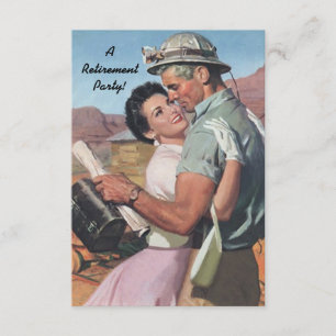Celebrar con invitación a fiesta de retiro retro d