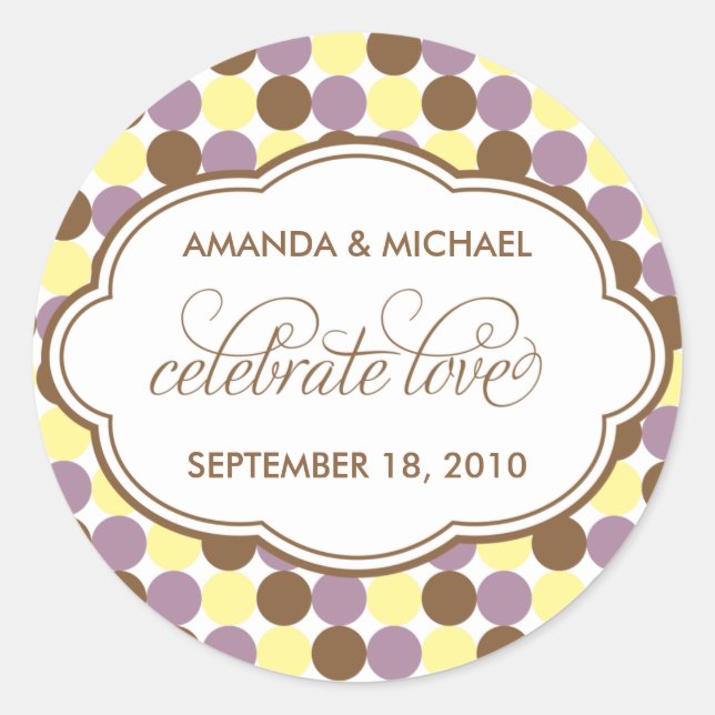 Celebrar el amor - Pegatina de Sweet Spots (Anverso)