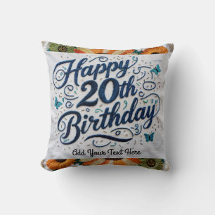 ¡Celebrar el Cojín decorativo de los Regalos de Cu