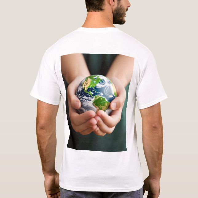 Celebrar el Día de la Tierra con camisetas ecológi (Reverso)