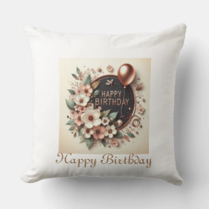 Celebrar en estilo: ¡Feliz cumpleaños Cojines deco