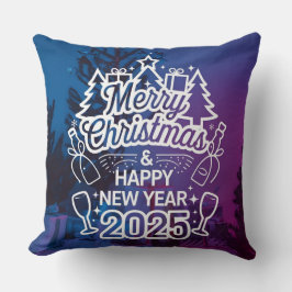 Celebrar en las almohadas de Throw año 2025