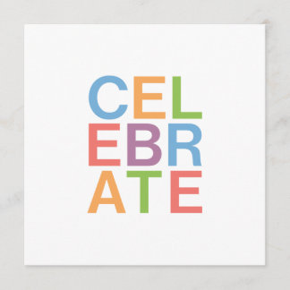 CELEBRAR invitación moderna