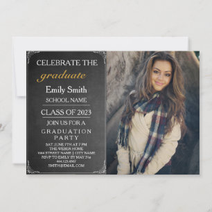 Celebrar la invitación a la fiesta de graduación