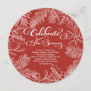 Celebrar la invitación a la fiesta navideña