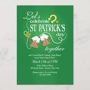 Celebrar la invitación de San Patricio