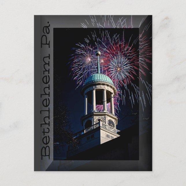 Celebrar la postal de Bethlehem 21 (Anverso)