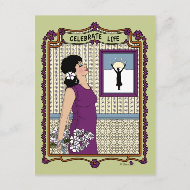 Celebrar la postal Life_A_ (Anverso)