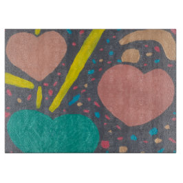 Celebrar la tabla de corte de amor