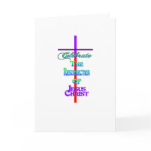 Celebrar la tarjeta de Pascua de Resurrección