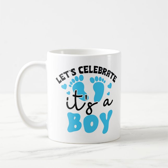 Celebrar la taza de regalo de Recién nacido Boy (Izquierda)