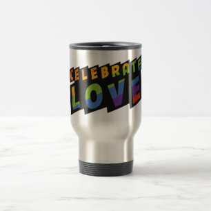 Celebrar las tazas de los personalizados de amor