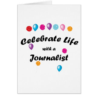 Celebre al periodista