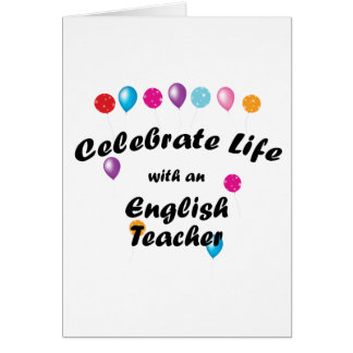 Celebre al profesor de inglés