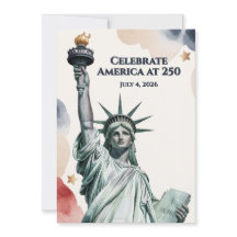 Celebre América en 250 Invitación Patriótica