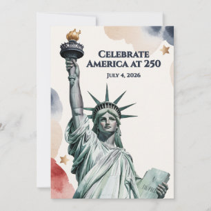 Celebre América en 250 Invitación Patriótica