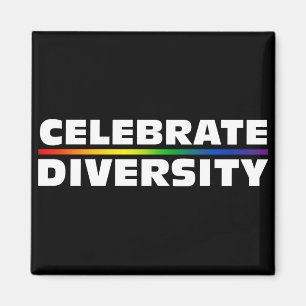 Celebre el imán negro de la diversidad
