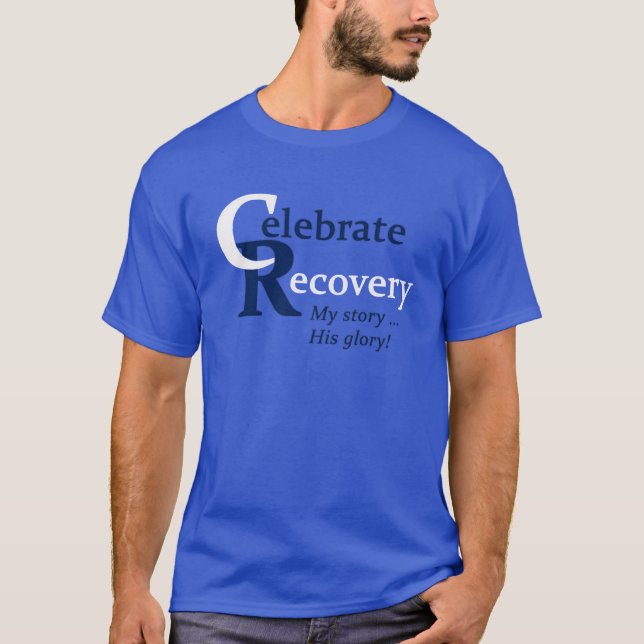 Celebre la recuperación mi historia su camiseta de (Anverso)