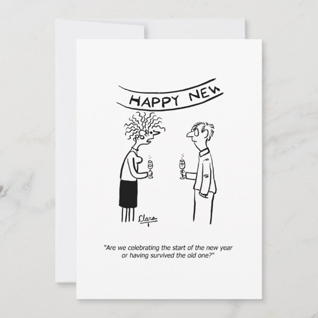 Celebre la tarjeta del Año Nuevo (Anverso)