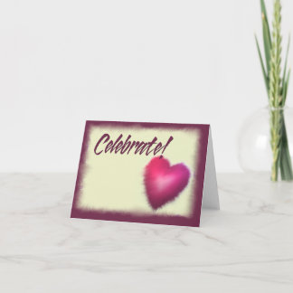 ¡Celebre!  Sus tarjetas de la invitación de la