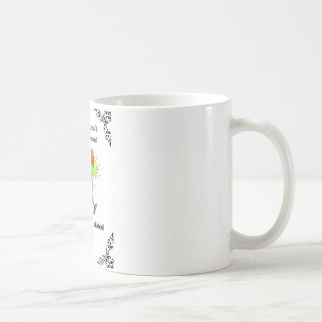 "CELÉBRELE" 11 onzas. TAZA DE CAFÉ DEL CUMPLEAÑOS (Derecha)