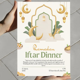 ¡Celebremos el Iftar! Invitación divertida al Rama