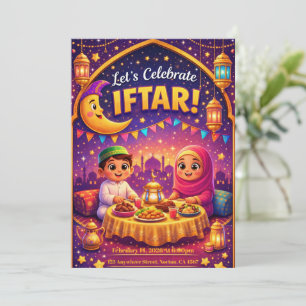¡Celebremos el Iftar! Invitación divertida al Rama