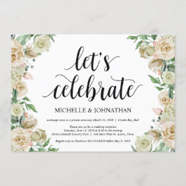 Celebremos, Invitación de Recepción de Elopement