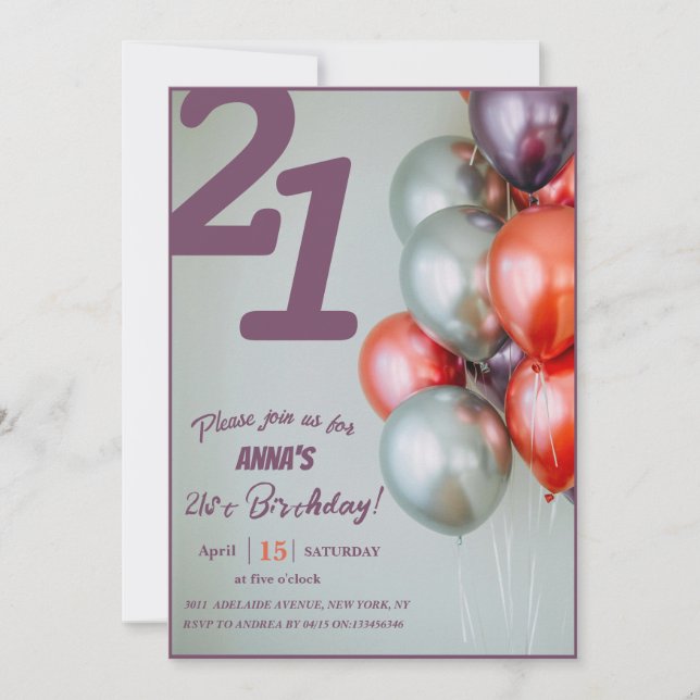 "¡Celebremos! : Invitación personalizada a la fies (Anverso)