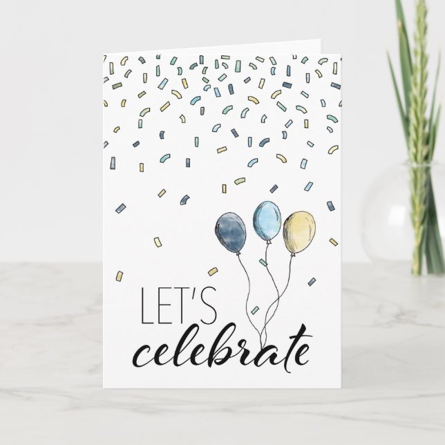 Celebremos la graduación o la tarjeta de felicitac (Anverso)