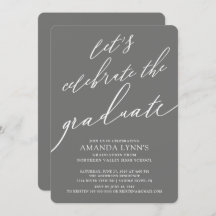 Celebremos la invitación a graduarse