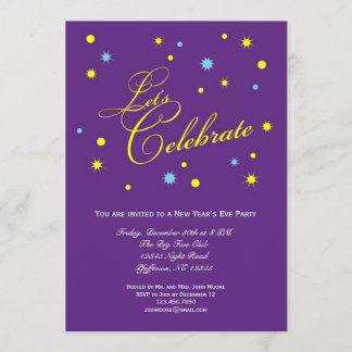 Celebremos la invitación de Año Nuevo