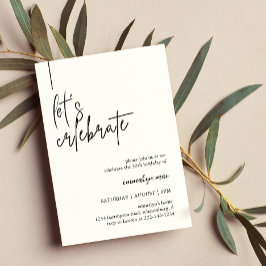 Celebremos la invitación de cumpleaños de los Fies