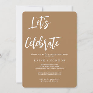 Celebremos la plantilla editable de invitación de
