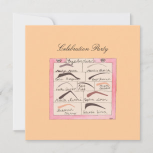 Celebrity Eyebrows - Invitaciones / RSVP