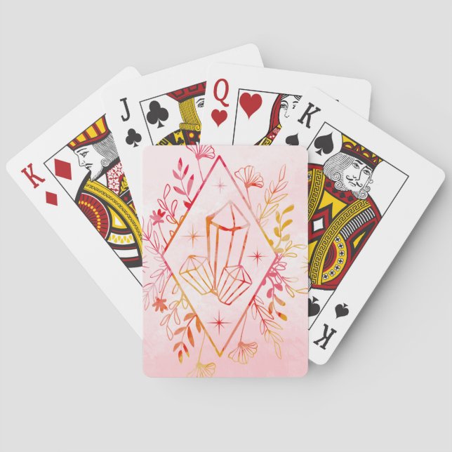 “Celestial Botanica” Cartas Clásicas de Juego (Reverso)
