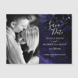 Celestial de Noche Starry Save the Date Photo Magn