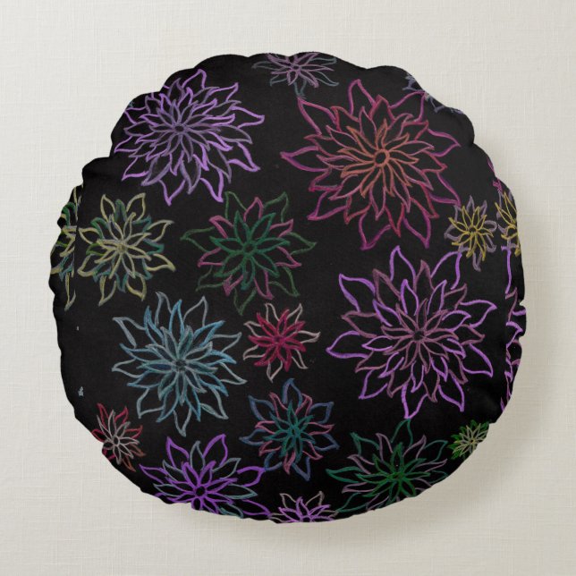 Celestial sobre almohada esponjosa redonda. (Anverso)