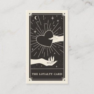 Celestial Tarot Boho Descuento Tarjeta de visita