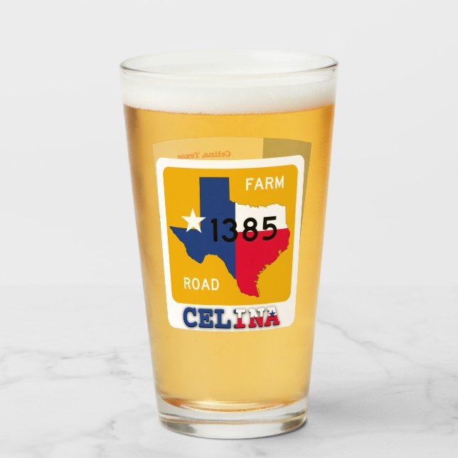 Celina, Texas Y FM 1385 Rd, Vidrio Pint (Anverso (lleno))