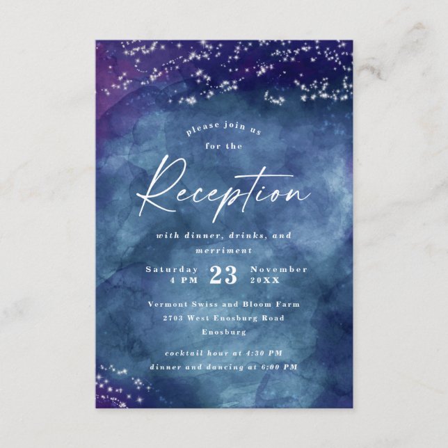 Celine • Recepción de Boda Nocturna Celestial Eleg (Anverso)