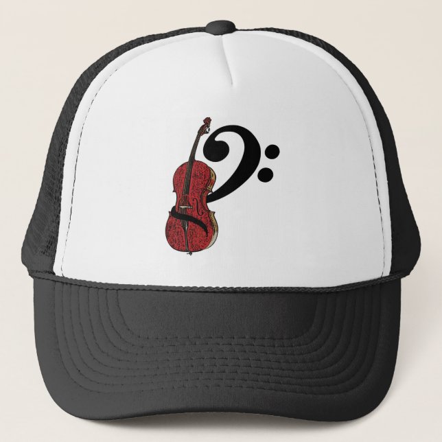 Cello Clef Gorra (Anverso)