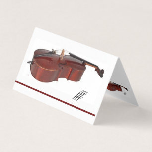 cello de tarjeta de felicitación