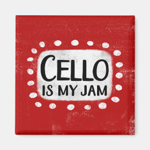 Cello Es Mi Imán De Refrigeración De Jam